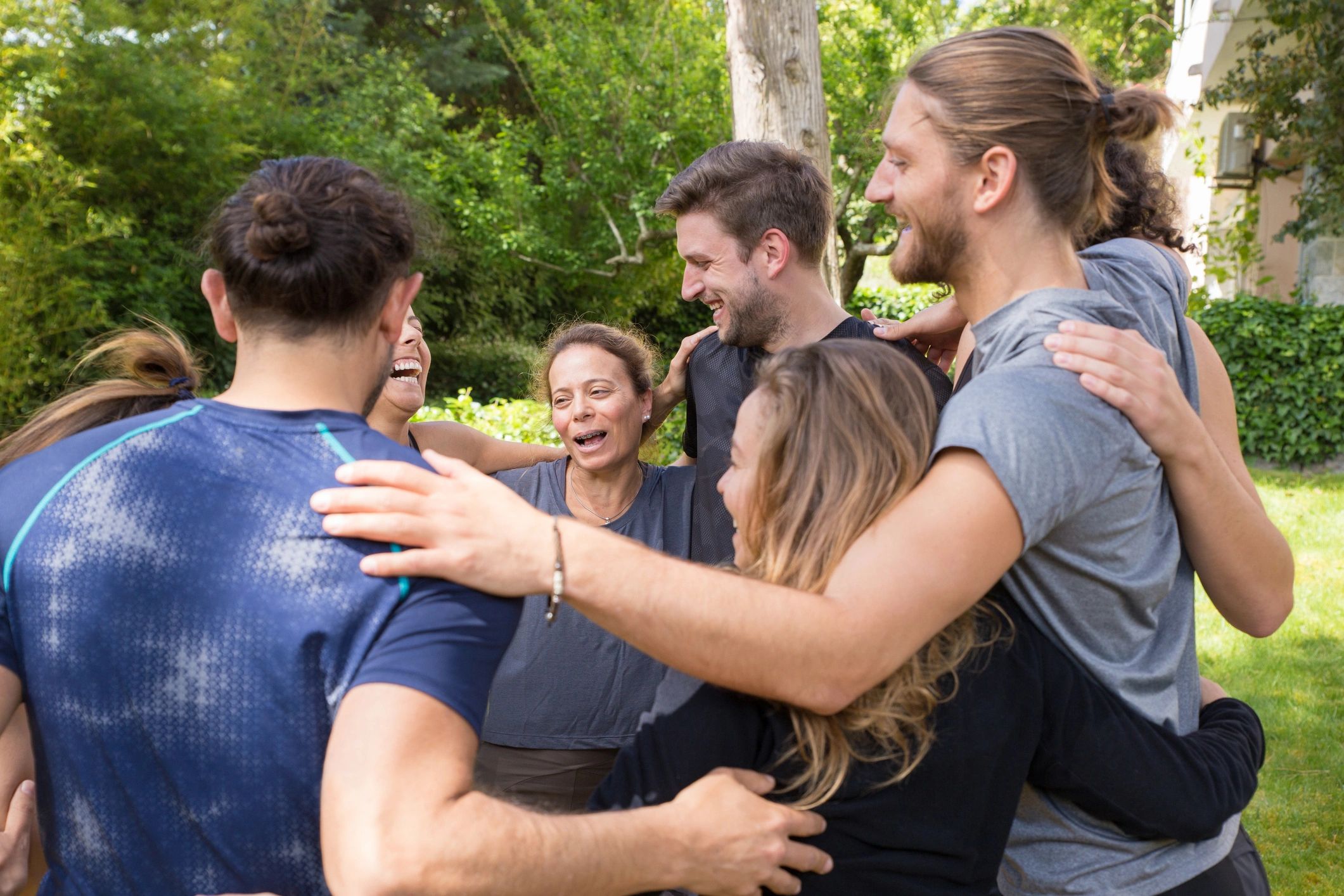 salon retreat team building outdoors