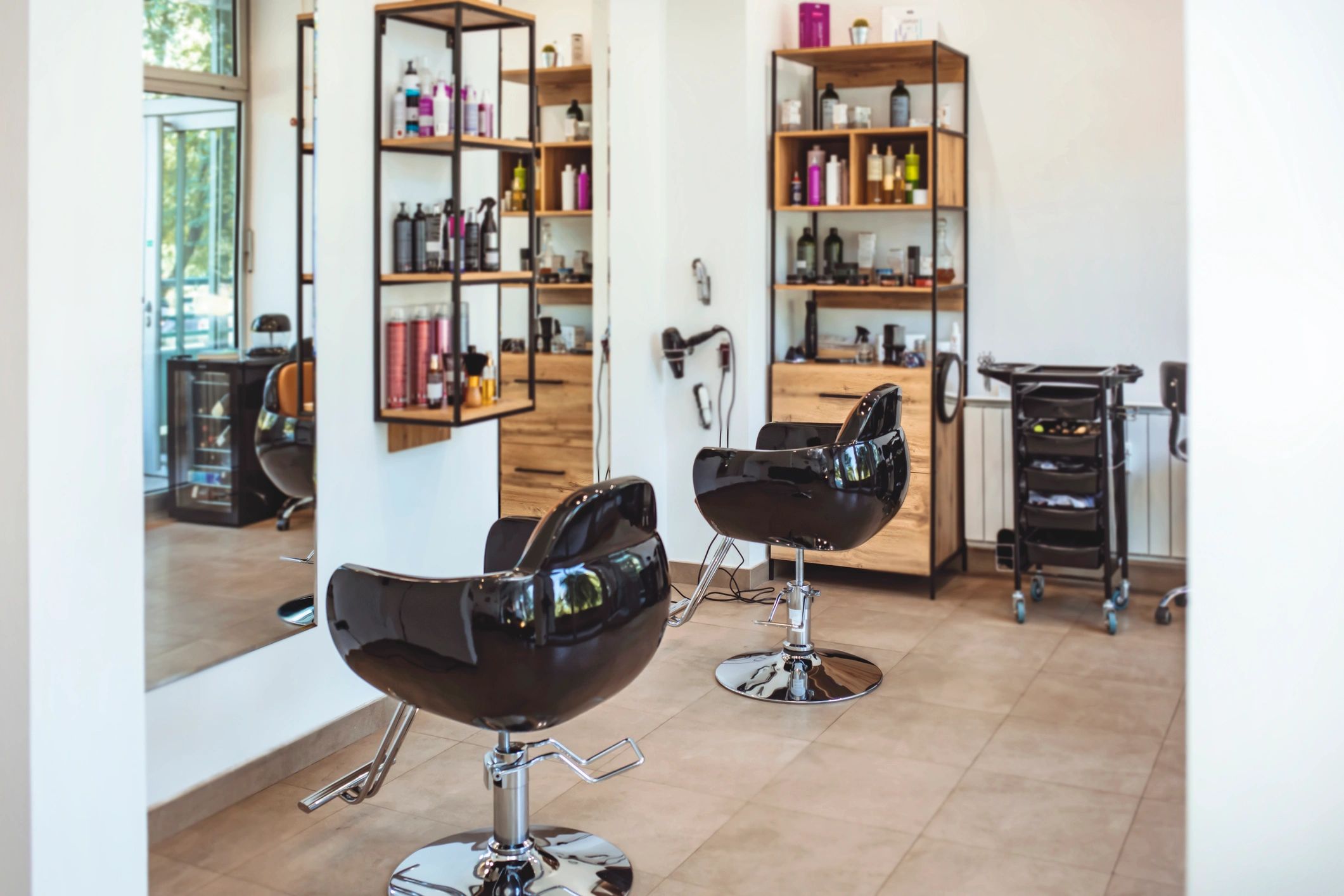 modern hair salon southwestern style