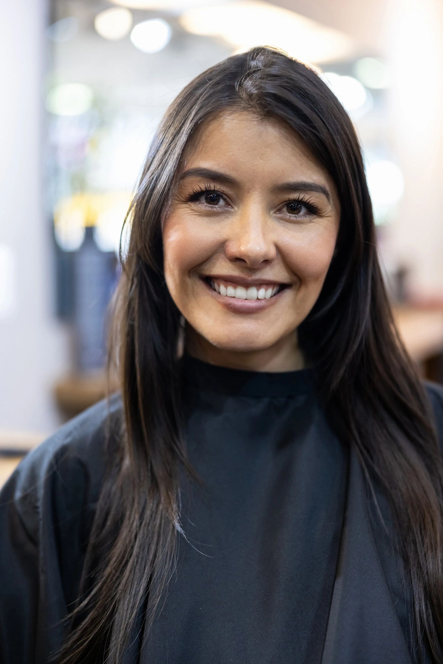 happy salon client testimonial