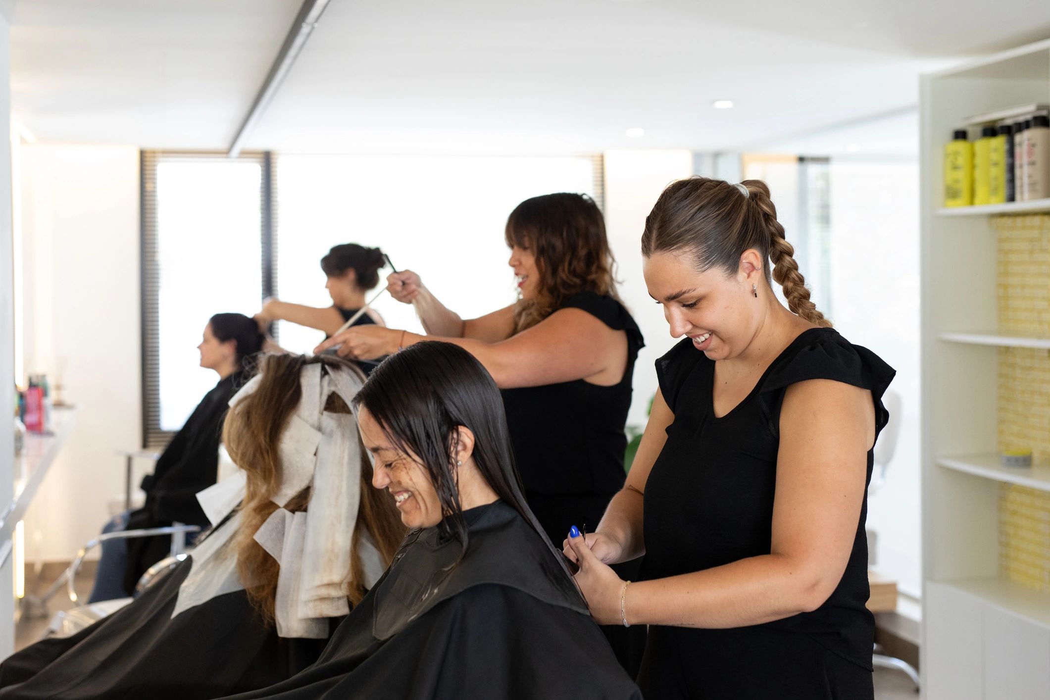 hair stylists group retreat workshop